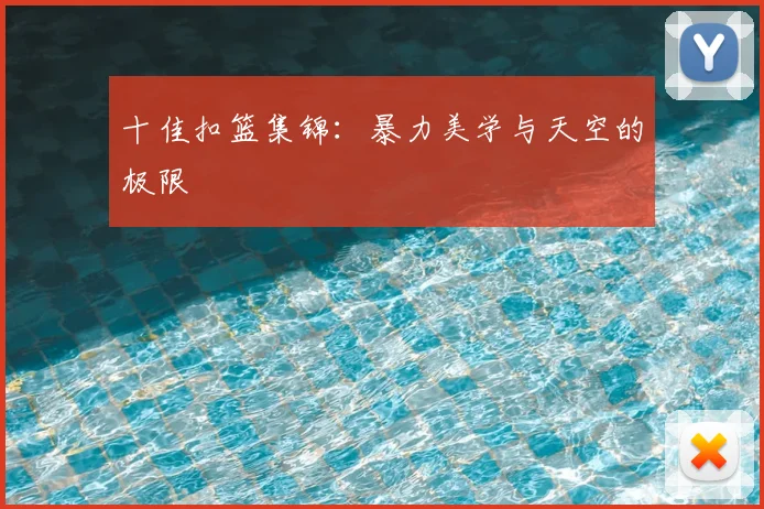 十佳扣篮集锦:暴力美学与天空的极限